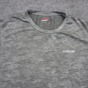 Karbon Wool Base Layer T Shirt Mens 2XL Gray Short Sleeve Athletic XXL
